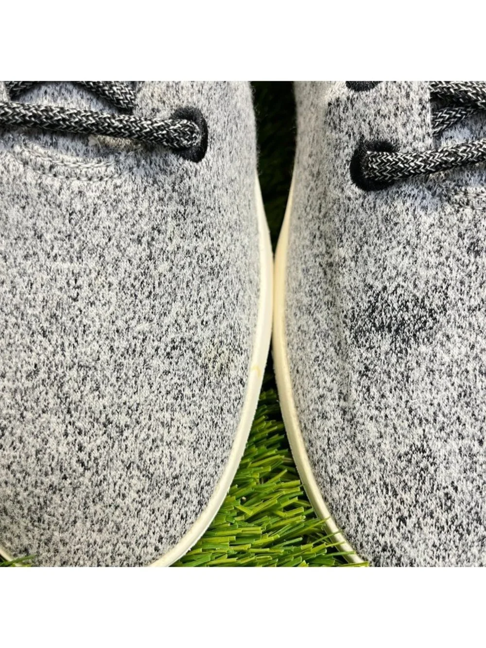 Allbirds Wool Runners Womens Size 10 Gray White Athletic Walking Shoes Sneakers